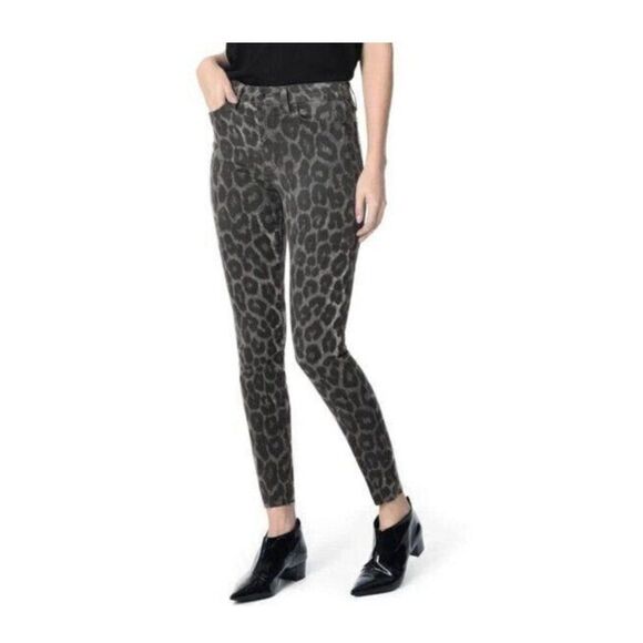 Joe's Jeans Flawless The Charlie High Rise Skinny Ankle Jeans, Grey Leopard, 25 - Picture 2 of 16